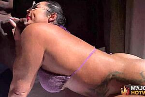 can blonde milf leya falcon gap her pussy on rome major's monster cock?