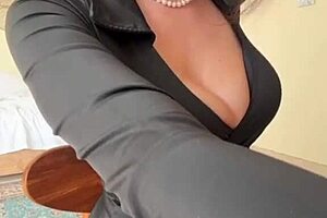 jerking off watching stepmom's huge natural tits bounce wildly