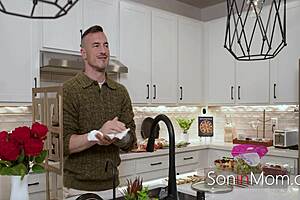 step aunt drops by and bangs the family hard!