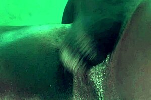 horny african bbc breeder strokes oiled dick to bust