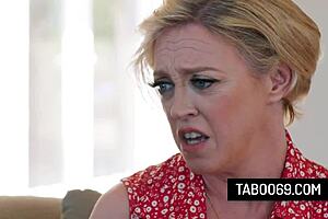 busty blonde stepmom dee williams fucks stepson to bond new family taboo