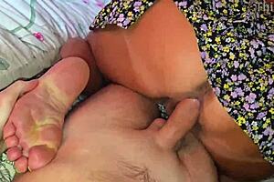 Stepmom craves dirty foot pleasures all day