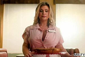 Busty blonde Andie Anderson takes BBC deep and hard