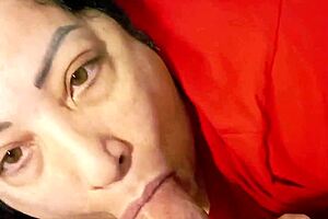 bbw latina stepmom fingers herself dreaming of son's big black cock