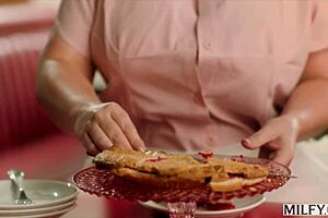 Busty blonde Andie Anderson takes BBC deep and hard