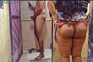 pov indian stepmom's horny bathroom pussy tease 😏💦🚿