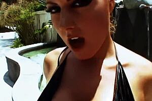 nasty whore velicity von slurps cocks in double penetration cumshot facial frenzy