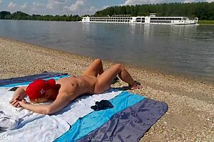 Ariela Rider's Naughty Public Flashing on Danube Bank Exposed