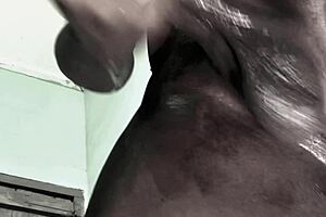 sneak peek thick bbc freak makes oiled sluts cream nonstop!