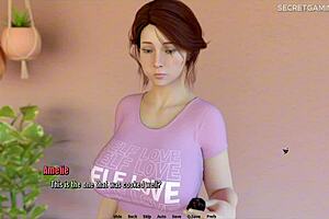 stepmom sneaks stepson fuck in kitchen while hubby's near – 3d hentai game