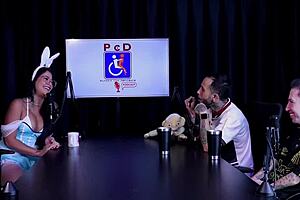 TIFFANY ROCHA'S BEST MOMENTS IN SHEER RED LINGERIE PART 1