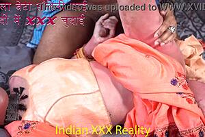 Indian stepmom pussy fucked by stepson with dirty hindi talk