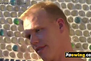 Sexy brunette milf bounces on endless cocks in epic swinger orgy party! 🎉🍆💦