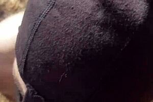 french maid slave f humiliated garage chained outdoor bdsm toilet slap.