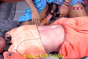 Indian stepmom pussy fucked by stepson with dirty hindi talk