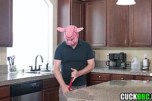 blonde milf, ready for those black cocks to wreck your anal in front of cuck slave?