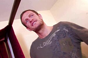 Blonde milf wife, bend over so I can fuck that gaping asshole deep in heels!