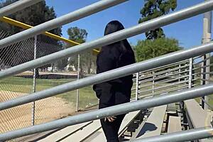 yolanda yamz curves creamed outdoors by rome major