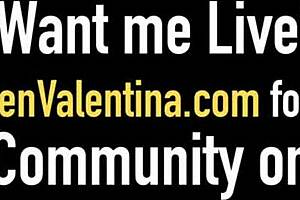 wanna watch carmen valentina's hairy pussy grind your hard cock dirty?