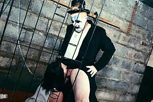 french milf hedone takes wild rough fuck from clown terry kemaco