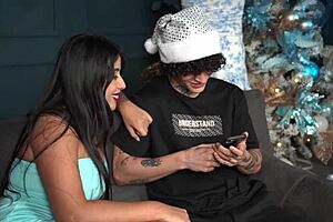 Boyfriend Gifts Cuckolded Girlfriend's Muscular Mom-In-Law Best Christmas Ass Fuck