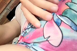 Latina fingers her juicy pussy so teasingly