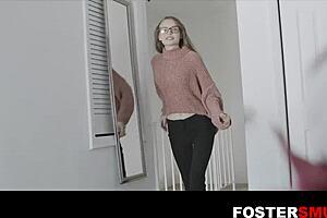 wanna see sleazy step parents drill their stepdaughter?