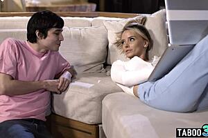 skinny blonde milf pristine edge craves stepson big dick