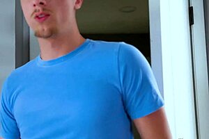 stepson licks stepmoms big tits milf pussy till she squirts everywhere