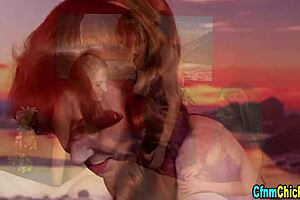 femdom milf yanks and mocks his cock in cfnm humiliation tug session