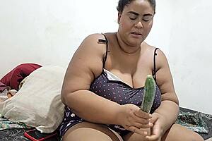 stepdad teach me cucumber masturbation for epic squirting i crave those jets so bad