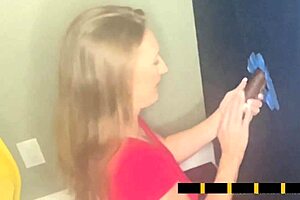 Brandi's Heart-Pounding First Gloryhole BBC Leads to Shocking Impregnation Thrill