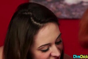 femdom milf yanks and mocks his cock in cfnm humiliation tug session