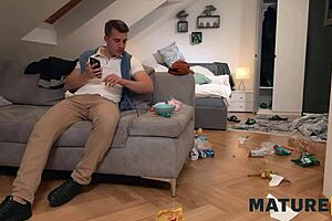 Mature4K Fembot Maid's Massive Tits Bounce in Passionate Hardcore Stocking Fuck