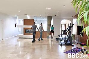 black bull pounds white milf brooklyn chase in interracial threesome frenzy