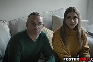 wanna see sleazy step parents drill their stepdaughter?