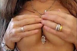 Hot Tanned Italian Milf Thrusts Pink Dildo Deep In Shaved Tight Pussy