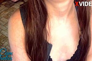 Whoa my wet pussy grips his cock super tight! 💦🍆