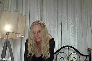 granny's prolapse pussy wrecked by massive dildo machine outdoors