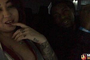 whoa busty blonde kendra lee rides rome major's cock outdoors till creamed!