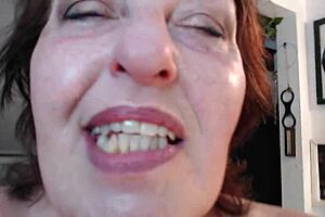 Seductive Redhead Dawnskye1962 Kisses Dirty In Skimpy Underwear Dress