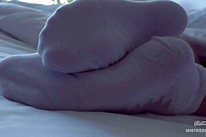 check out my cute feet in dirty socks outdoor fetish kissing lover compilation