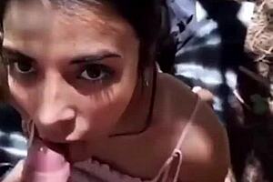 Cuñada spreads narrow ass better than sis in field!