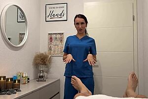 hey that private massage turned into full-on wet deepthroat and cum swallowing!