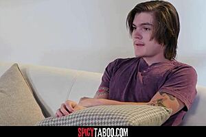 ever wonder how big tits stepmom gets fucked hard by stepson on movie night?