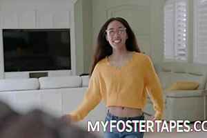 aria skye's asian chores turn into milf hubby threesome fun