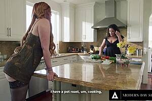 lauren phillips takes interracial anal creampie right in front of wife