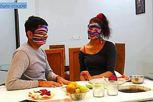 lonely indian housewife calls househelp over for kitchen cooking then wild pussy pounding session