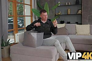 Vip4k. Skinny European Milf In Stockings Ignites Uncontrollable Monster Cock Lust