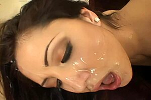 miss samantha gags on deepthroat dick while heels dangle from her gaping asshole